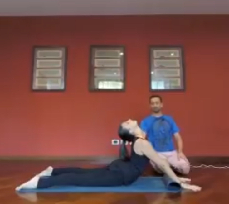 Lezione di yoga online